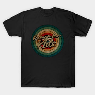 Remember KIds - Vintage Circle kaset T-Shirt